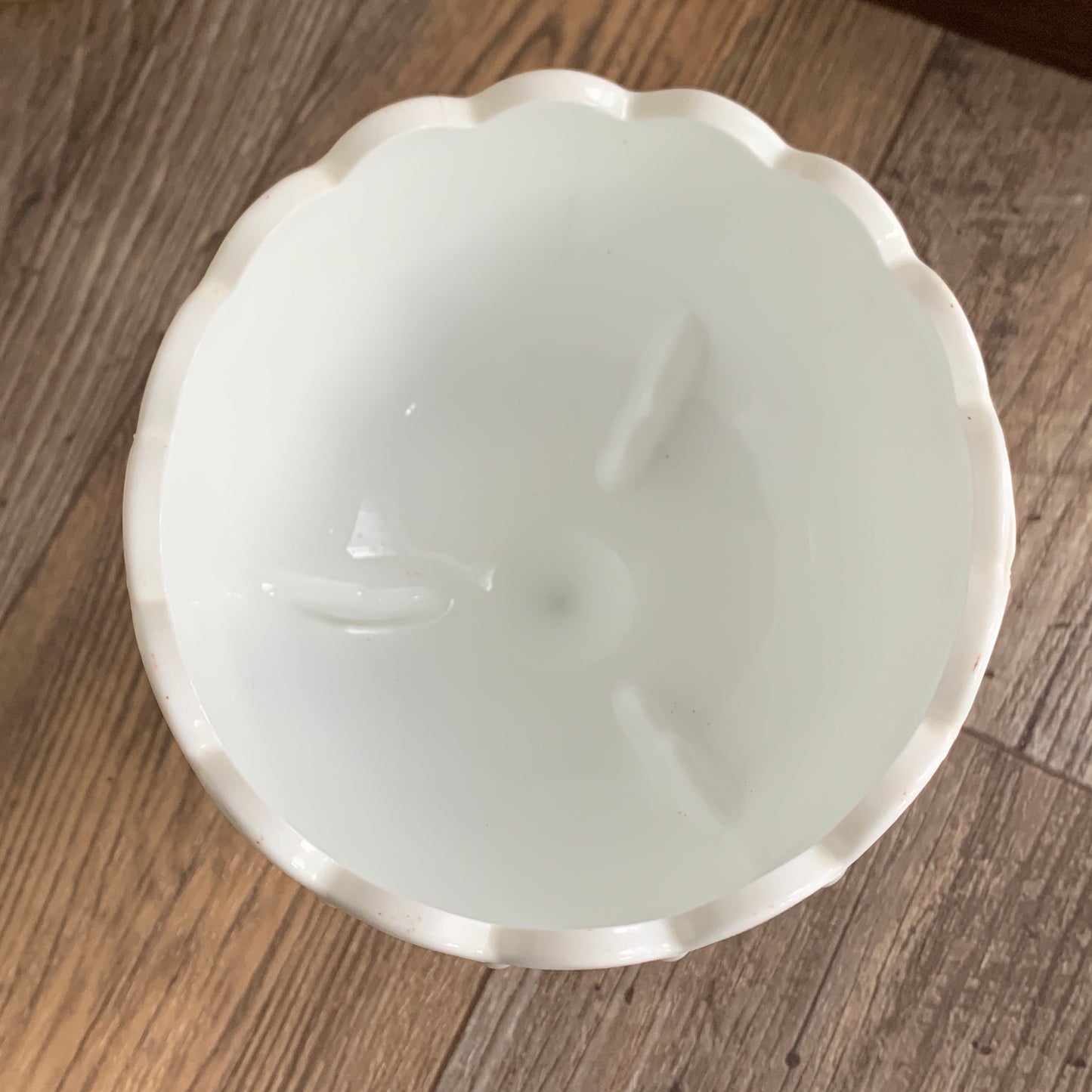 Vintage Milk Glass Pedestal Dish Indiana Glass Teardrop Small Milk Glass Compote