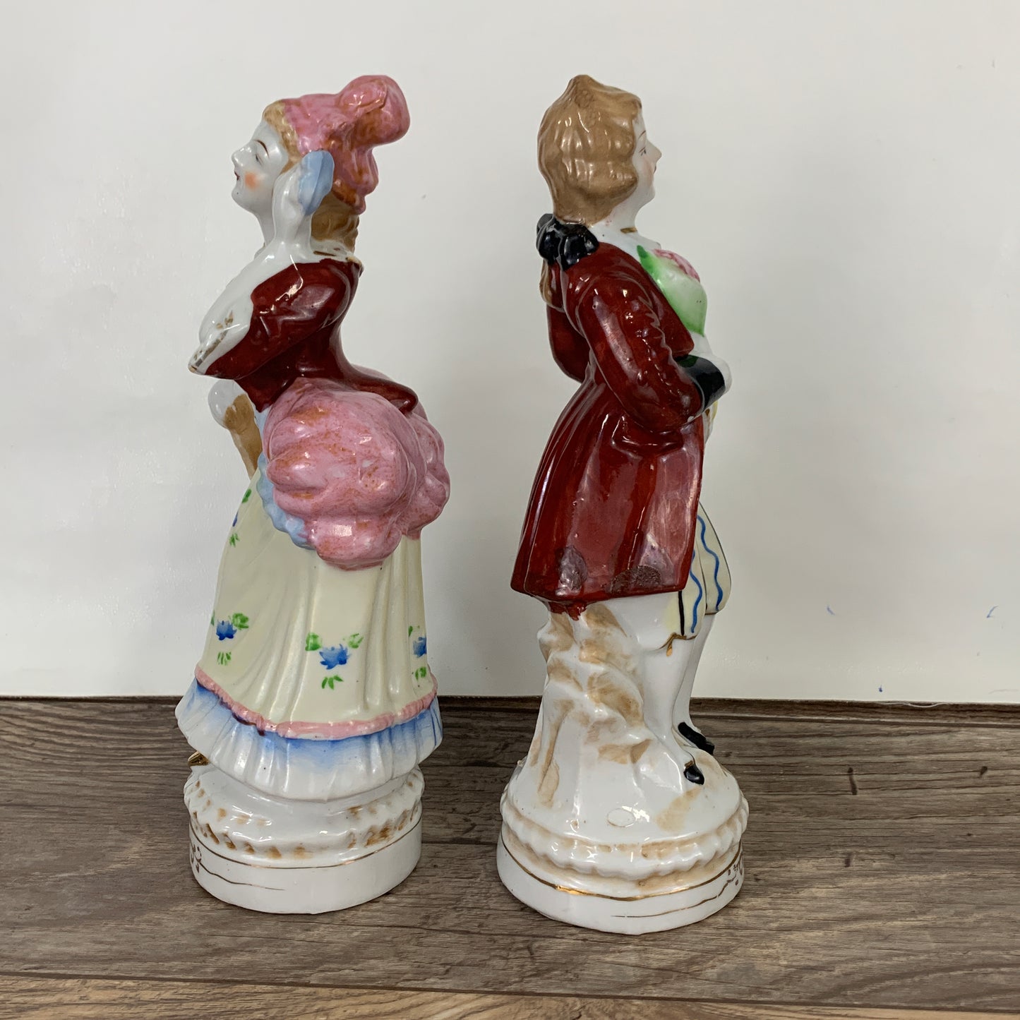 Made in Japan Figurines-Victorian Lady Figurine-Victorian Man Figurine-Japan Figurine-Vintage Home Decor-Vintage Figurines-Shabby Chic Decor