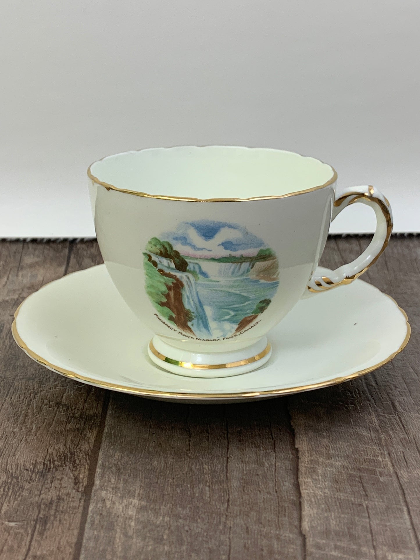 Vintage Niagara Falls Maid of the Mist Souvenir Teacup and Saucer