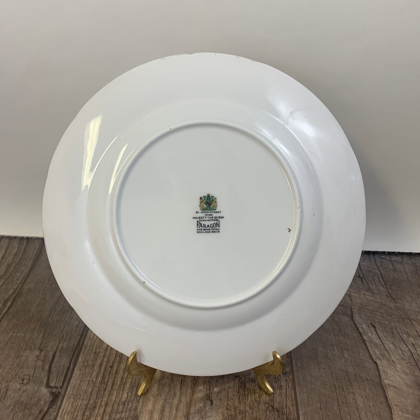 Canadian Provincial Emblems Paragon China Luncheon Plate Fine Bone China Plate