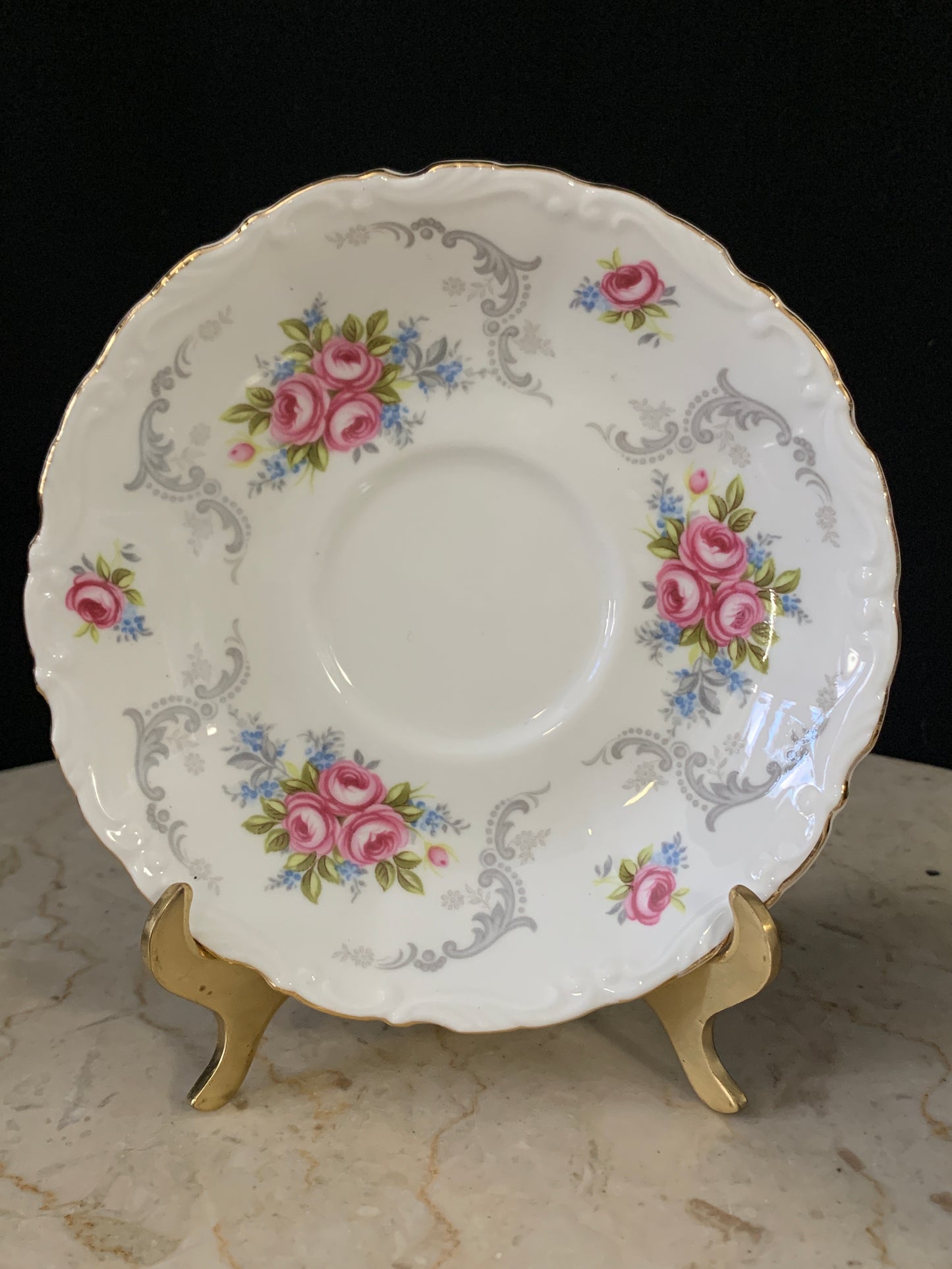 Royal Albert Tranquility Teacup and Saucer Set Pink Floral Teacup