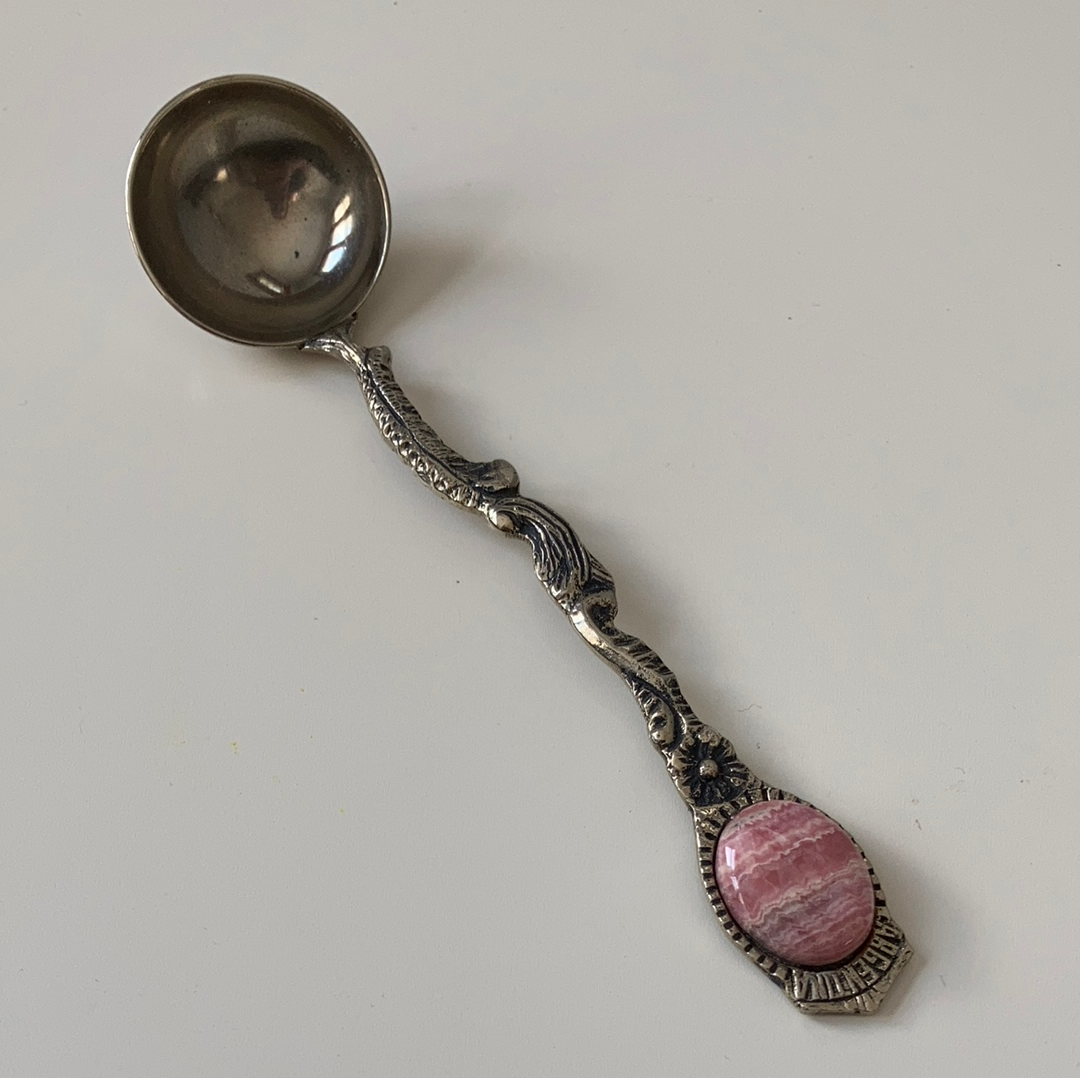Argentina Vintage Souvenir Spoon with Stone