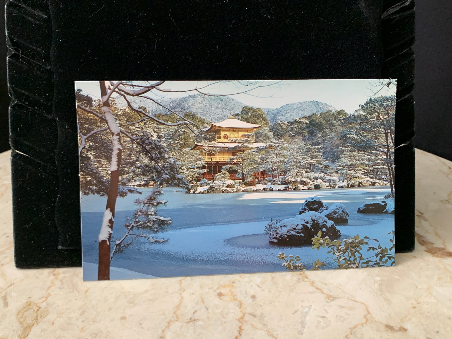 Vintage Post Card Set Golden Pavilion Koyoto Japan