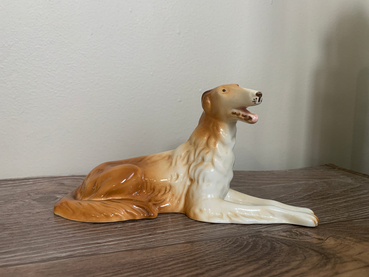 Royal Dux Wolfhound Borzoi Czech Republic Vintage Dog Figurine