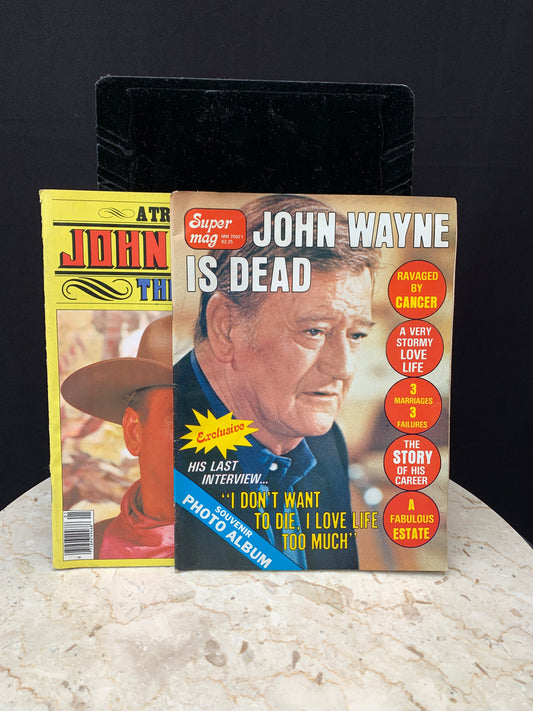 A Tribute to John Wayne The Duke  & Vintage Super Mag Souvenir Photo Album