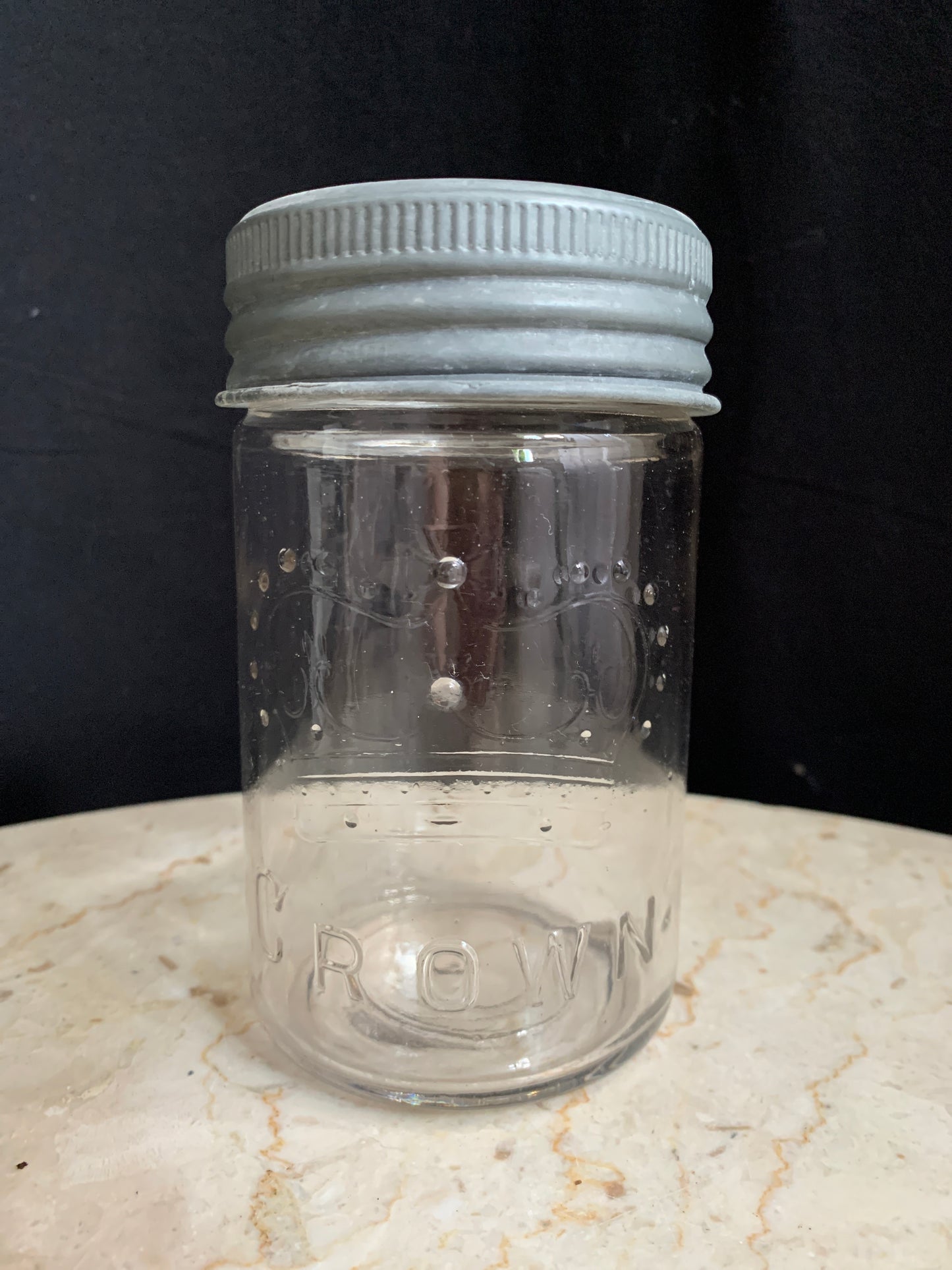 Vintage Crown Jar