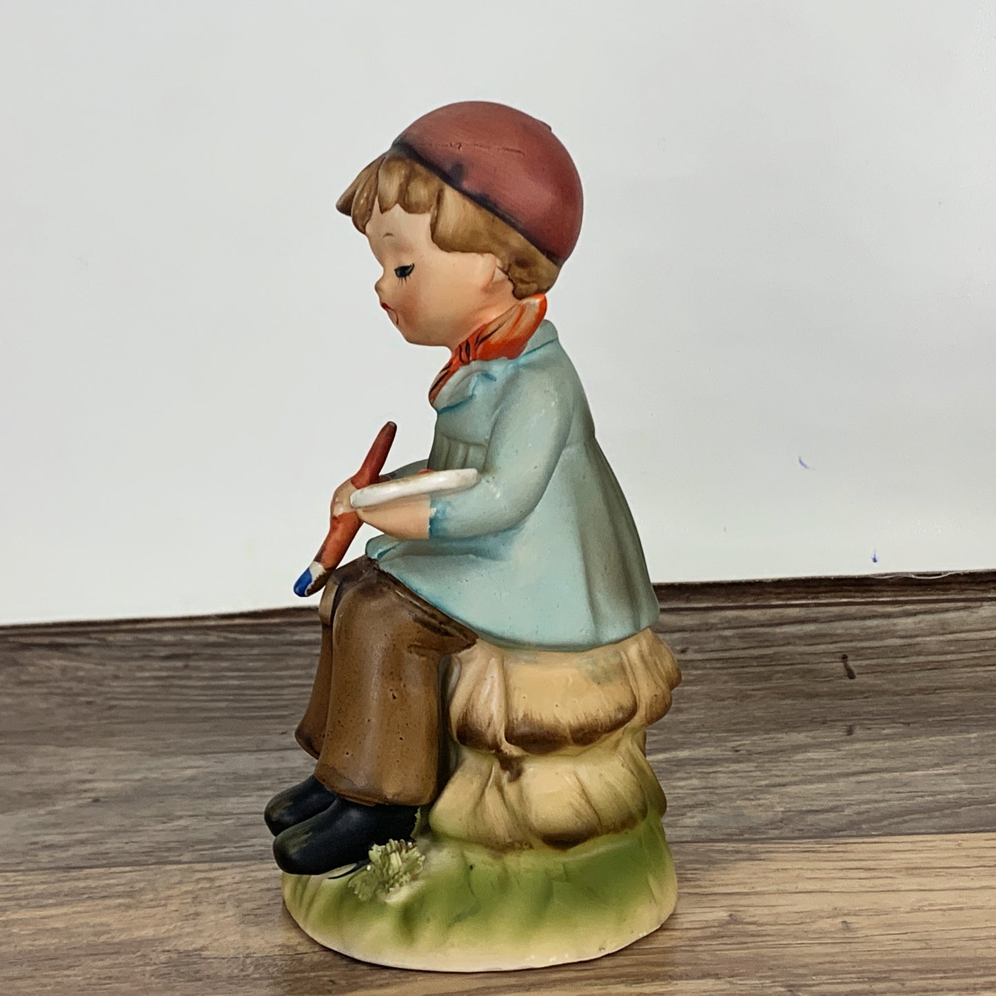 Little Boy Painter Figurine Enterprise Exclusives Made in Japan Vintage Figurine