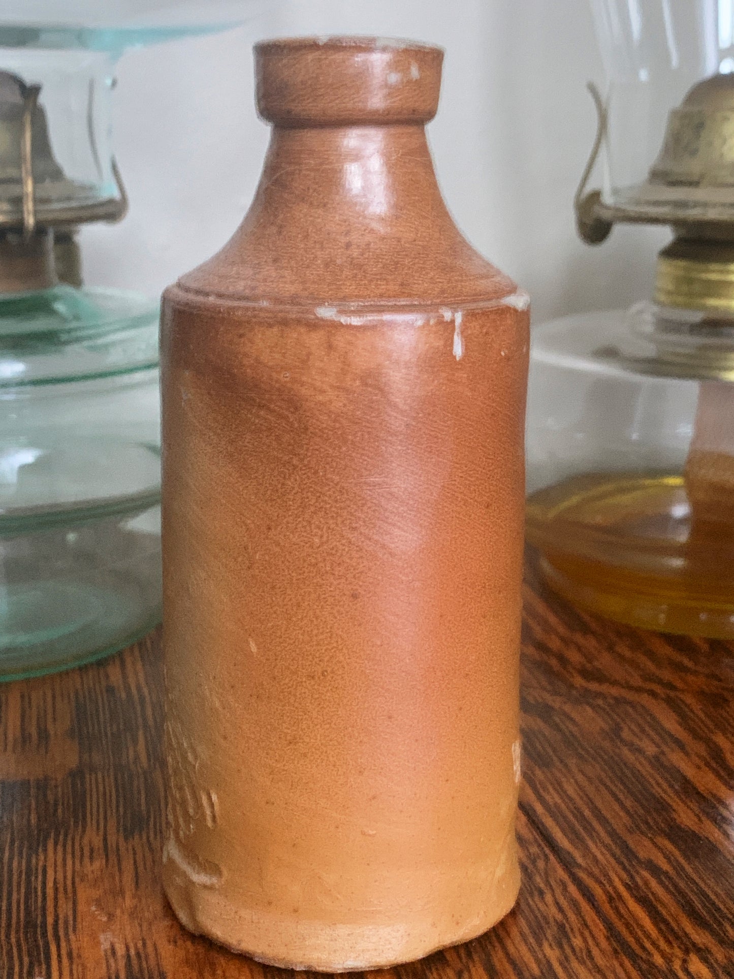 Vintage Stoneware Crock Bottle Bourne & Sons Antique Salt Glaze Crock Antique Farmhouse