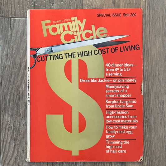 Family Circle Vintage Magazine March 1970 Special Edition