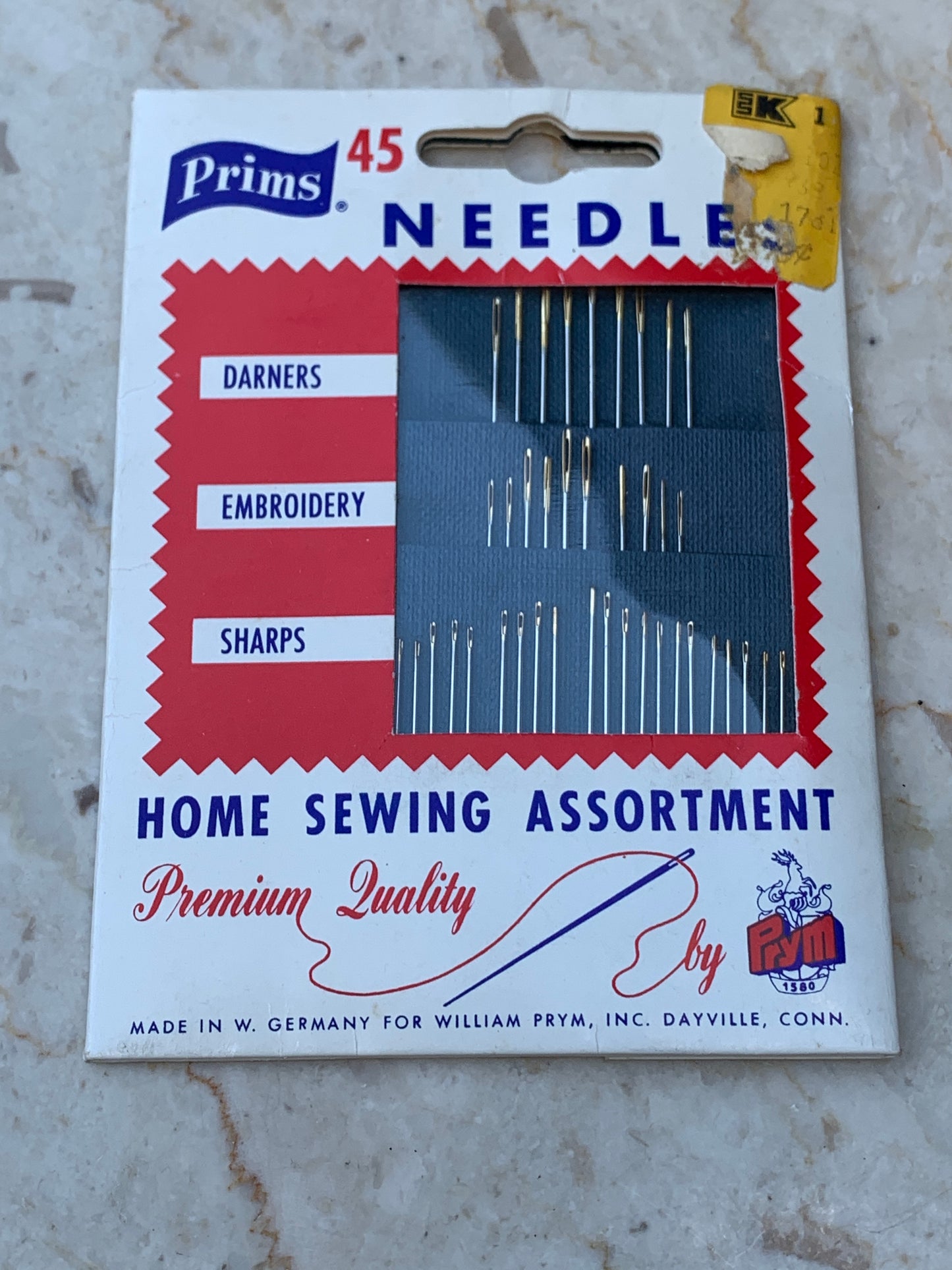Vintage Sewing Notions, Needlebook, Needle Threader Vintage Packaging