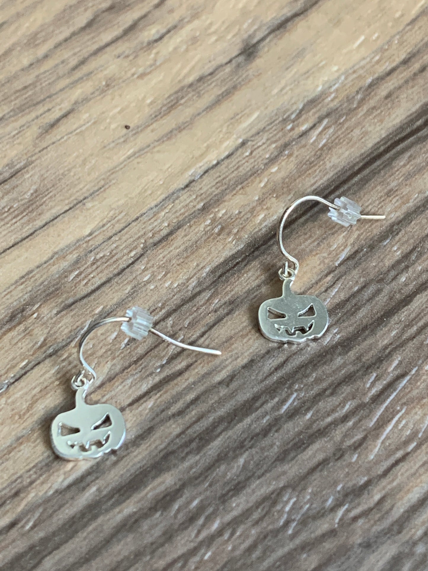 Halloween Earrings Sterling Silver Jack o Lantern Earrings 925 Earrings Gifts For Her