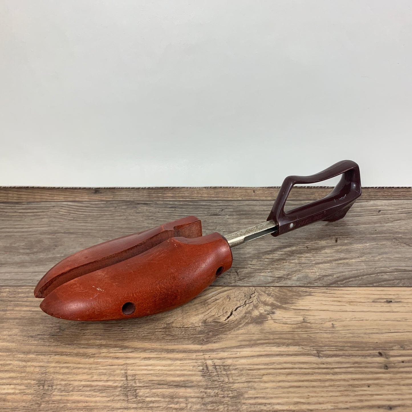 Vintage Wooden Shoe Trees, Shoe Stretchers, Travel Tree Size 5 Shoe Forms