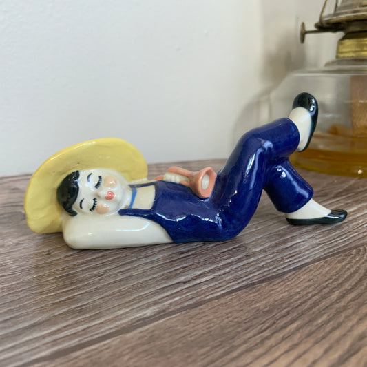 Ceramic Arts Studios Reclining Boy Blue