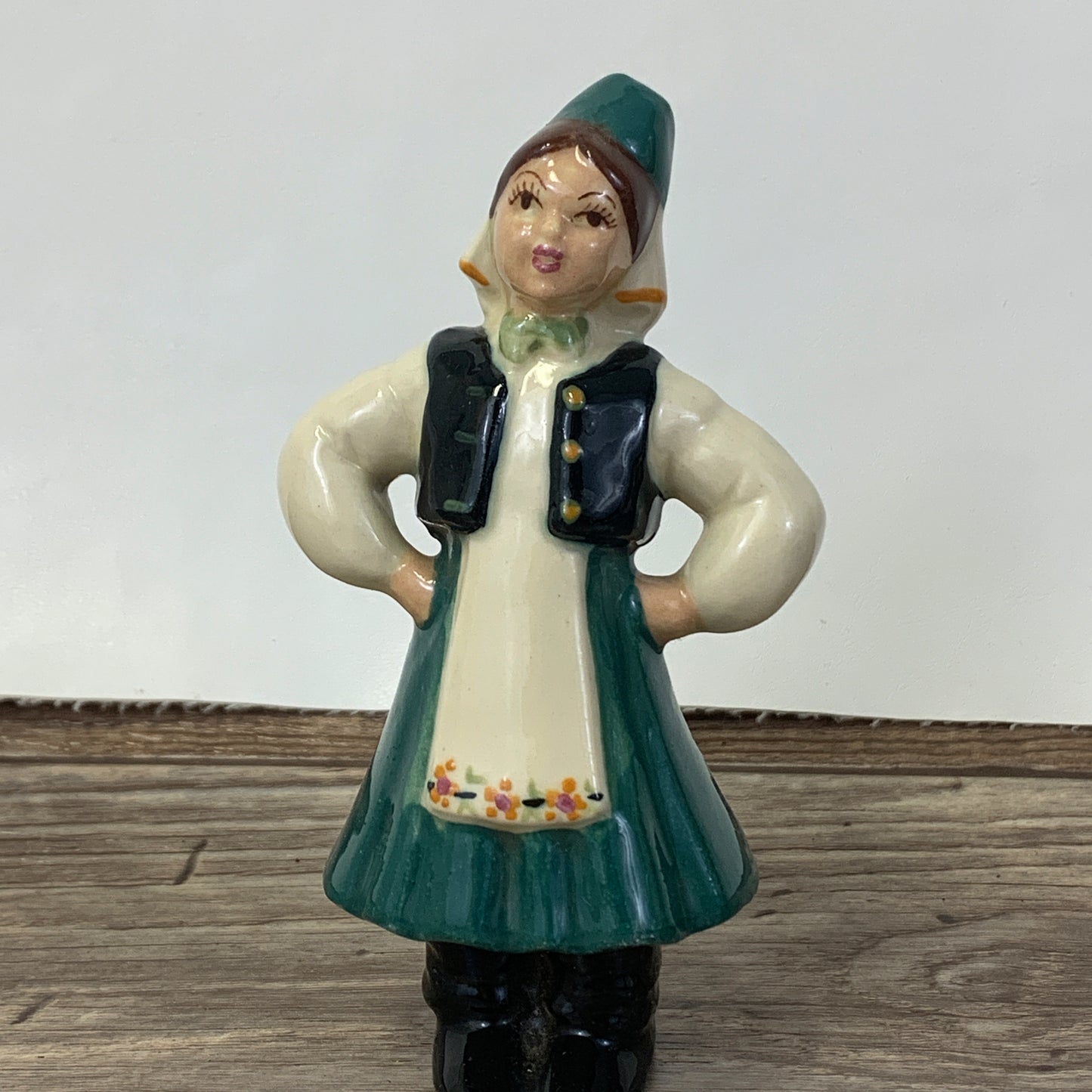 Vintage Ceramic Studios Dancing Girl, Hand Painted Ceramic Figurine