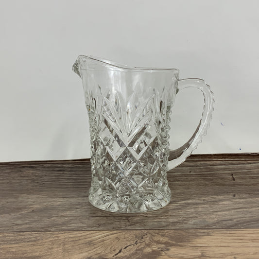 Clear Pressed Glass Small Pitcher