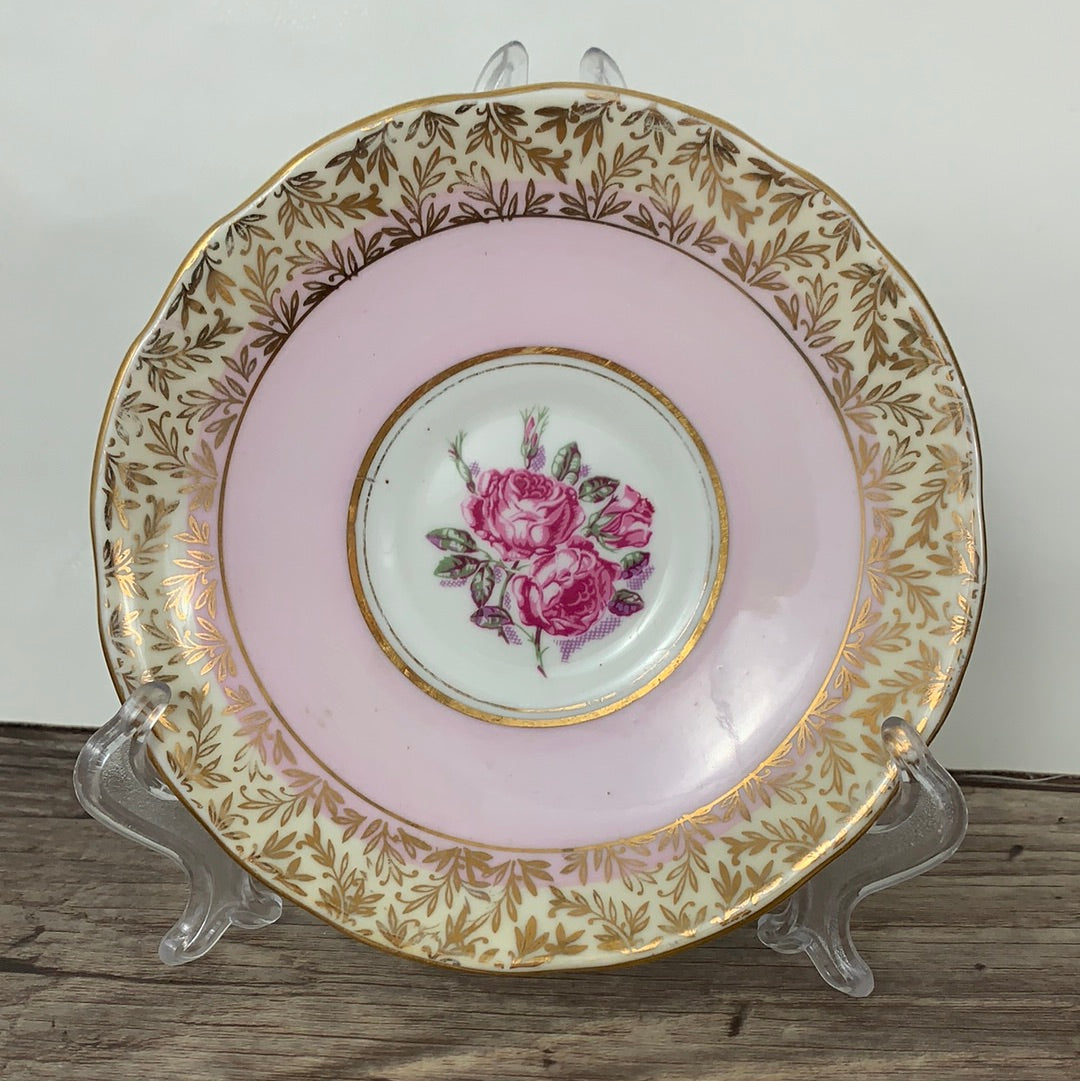 Royal Standard Pink and Gold Vintage Teacup and Saucer