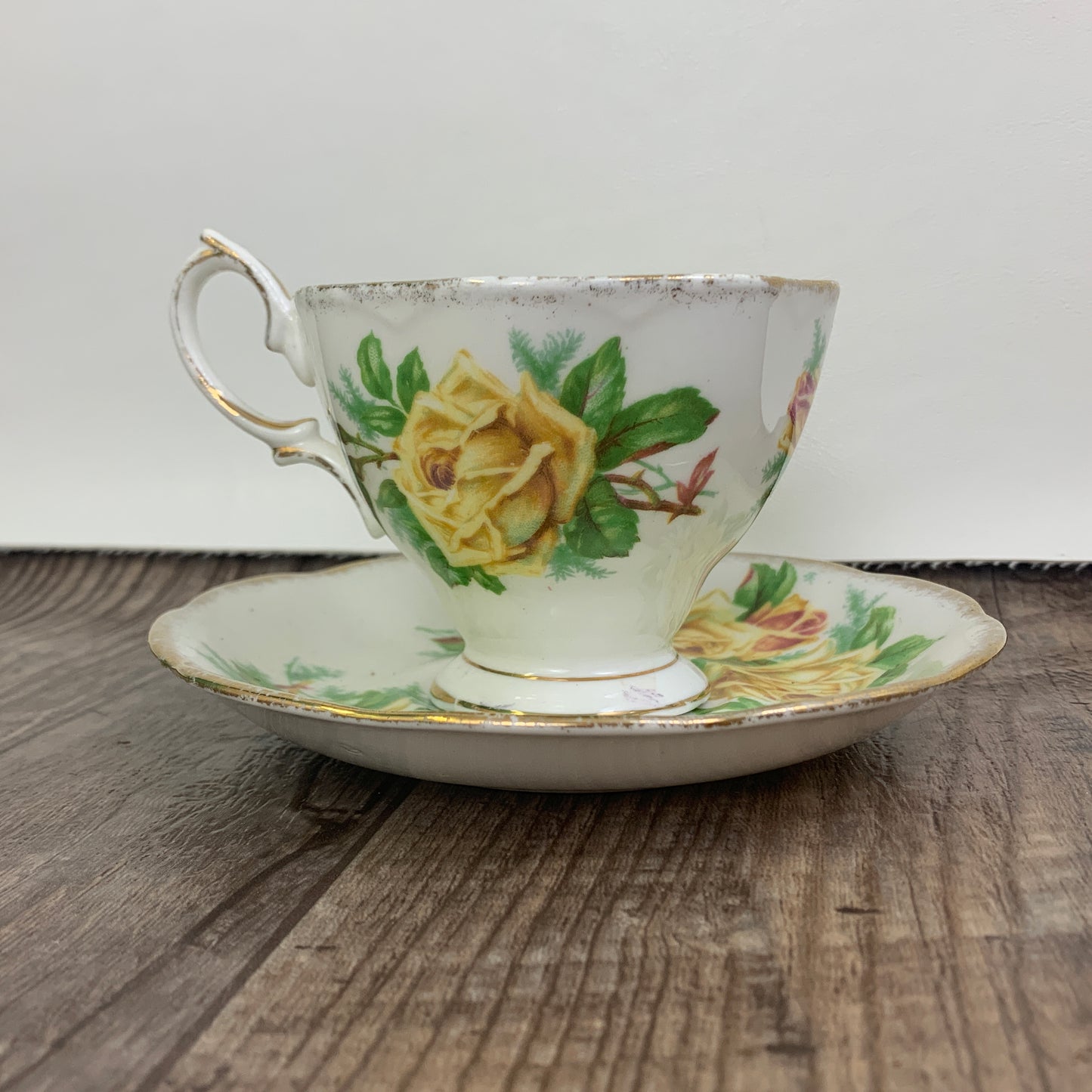 Royal Albert Tea Rose Vintage Teacup Yellow Roses Vintage China Teacups