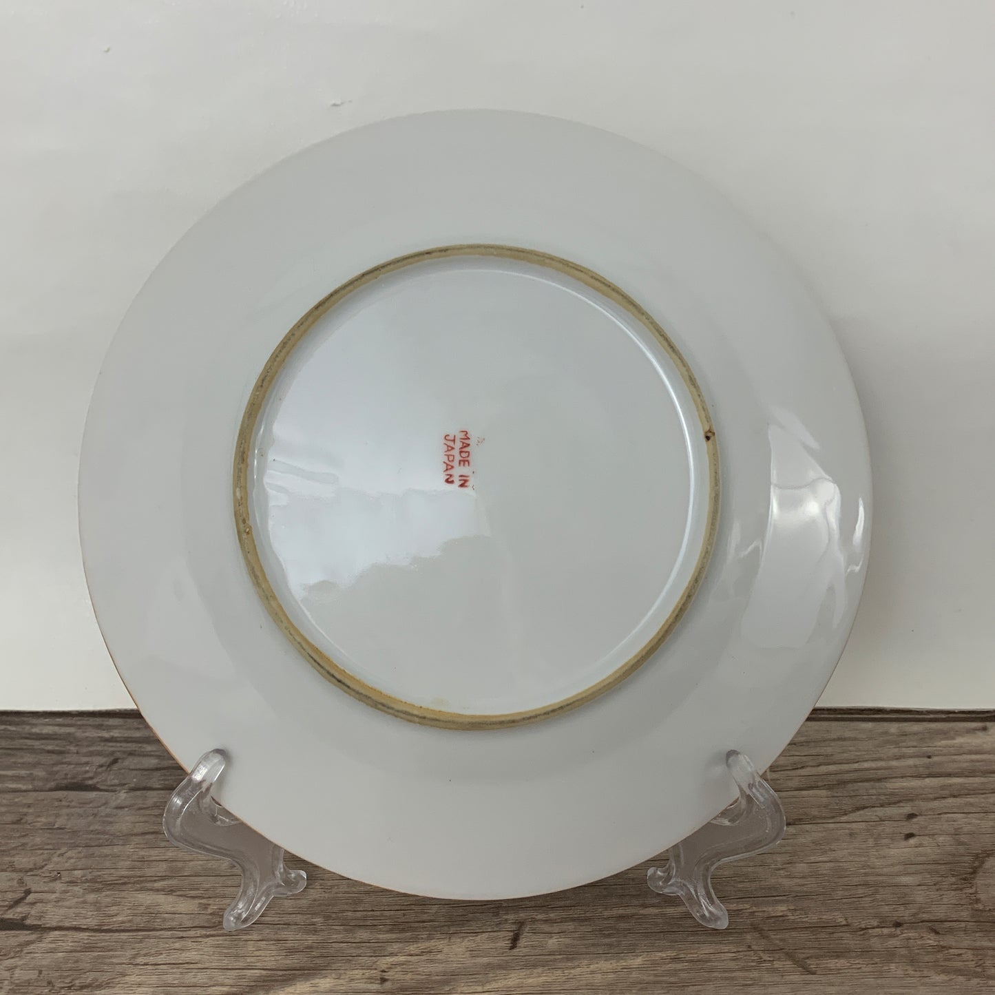 Japan Lusterware Bread Plates with Floral Pattern, Set of 4
