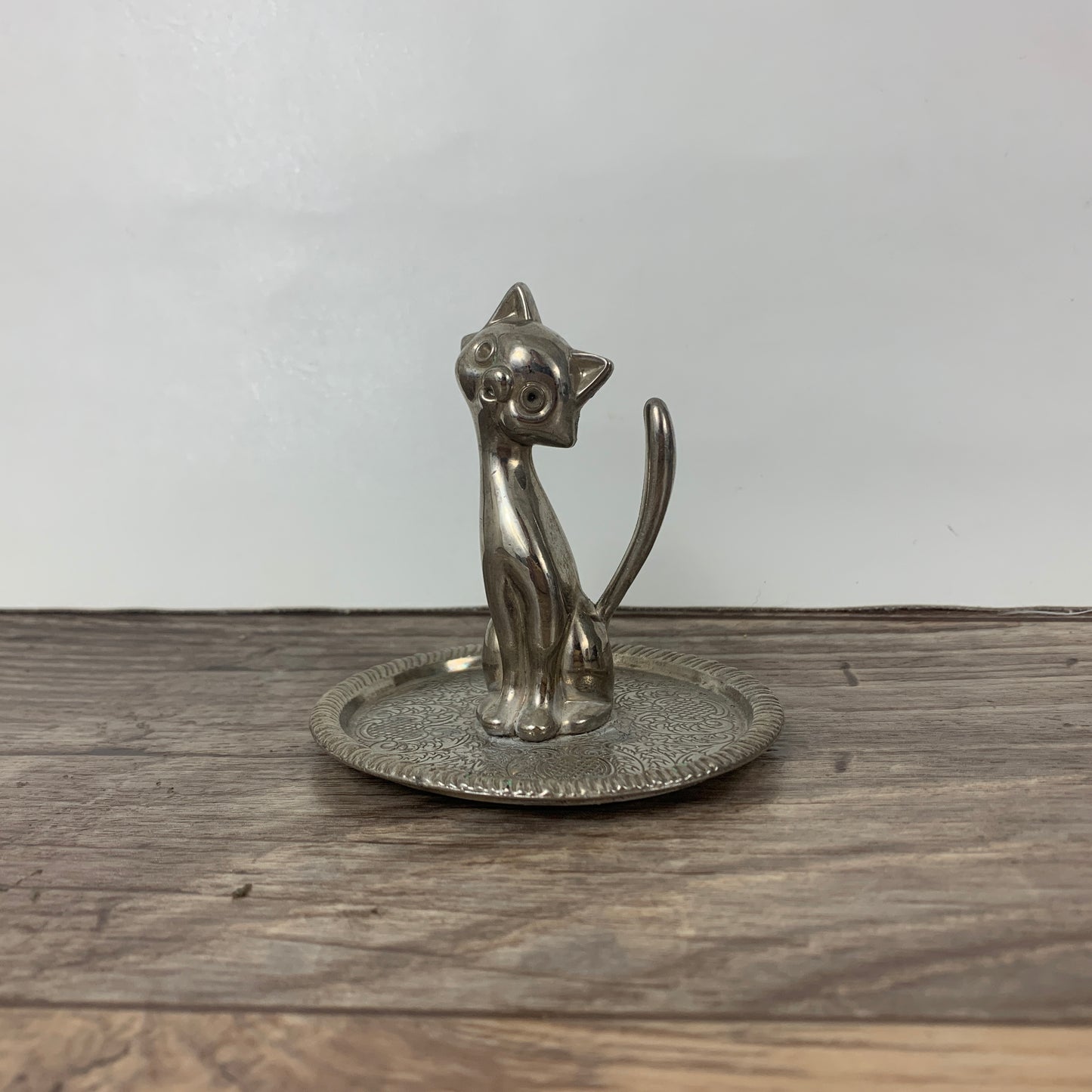 Cat Shaped Ring Dish, Vintage Ring Holder