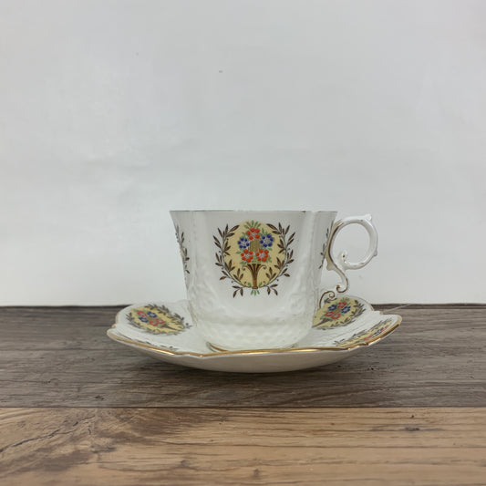 Aynsley Vintage Hand Painted Teacup and Saucer