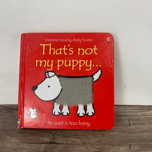 Vintage Children's Book Usborne Touchy Feely Book That's Not My Puppy