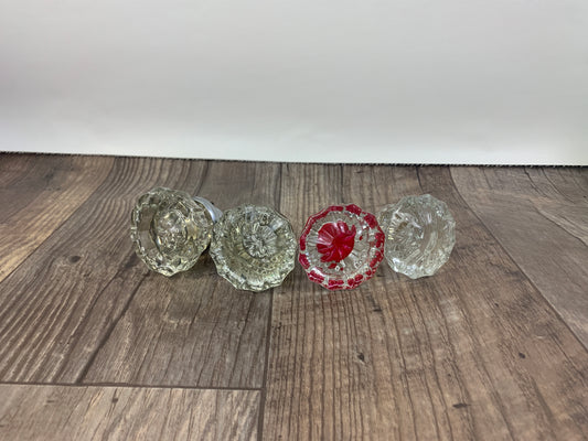 Vintage Glass Door Knobs 12 Sided Vintage Door Knobs House Restoration Hardware