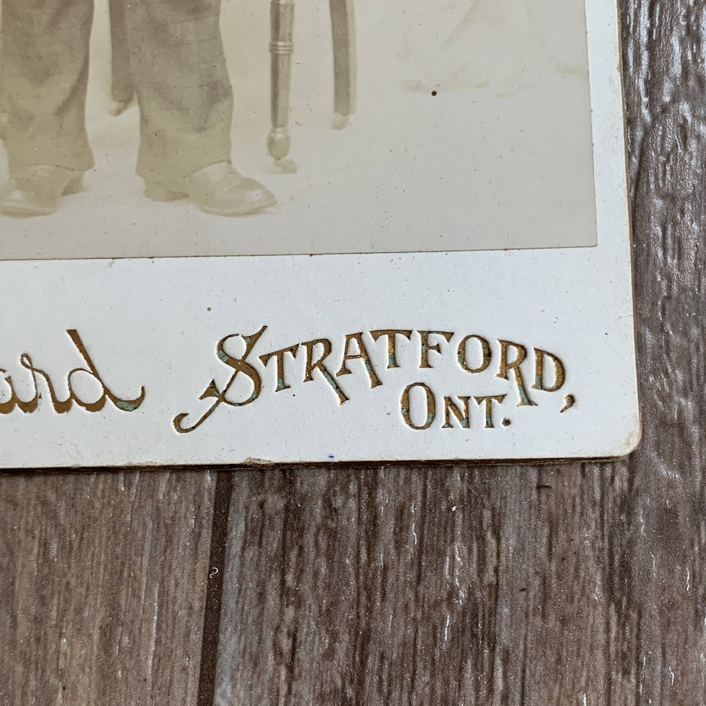 Cabinet Card Photo, Gentleman in a Suit, Antique Black and White Photo, YC Yeoman Stratford, Ontario, Canada