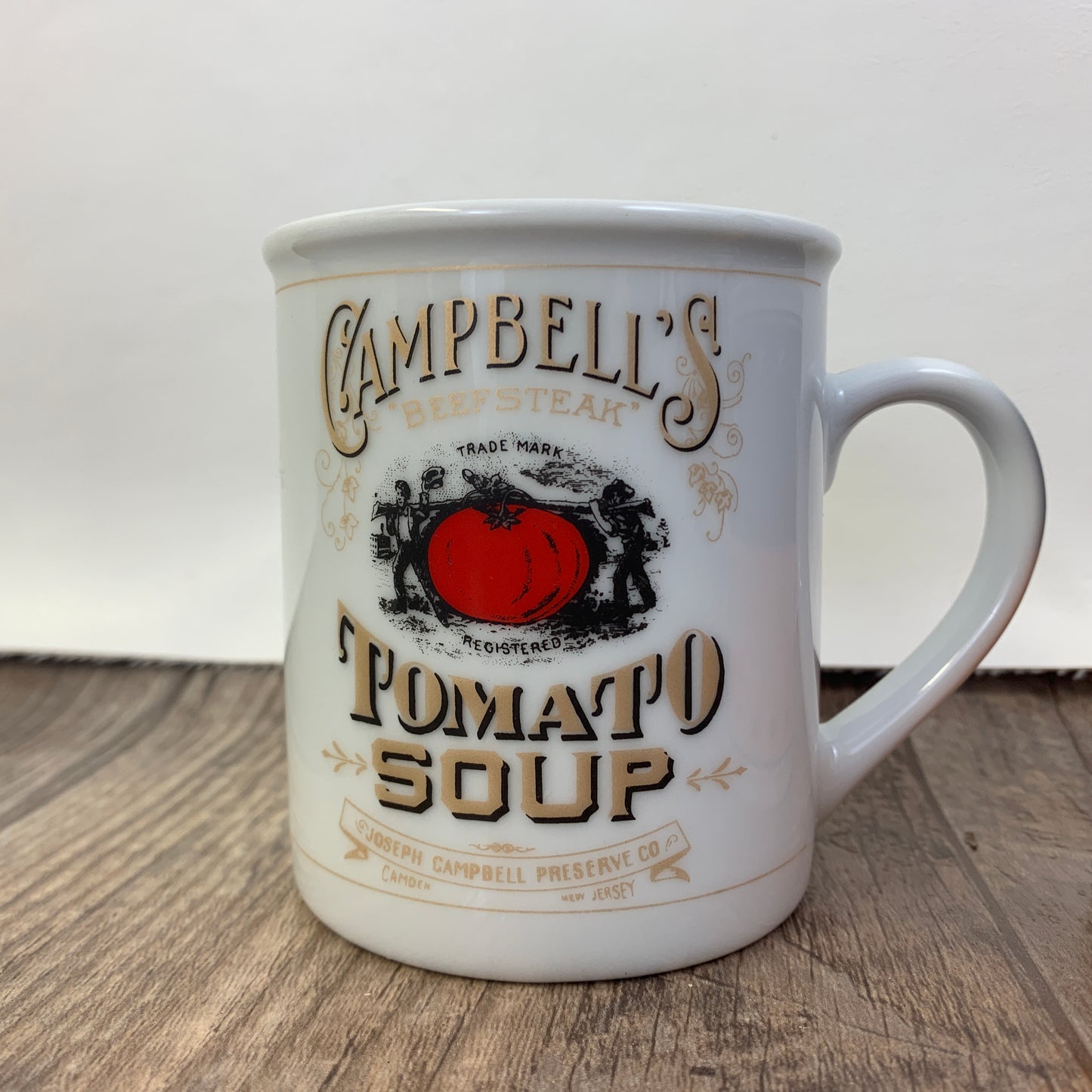 Pair of Campbells Soup Mugs, 125th Anniversary of Campbell’s Soup Commemorative Mug