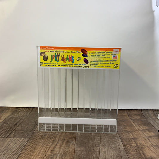 Vintage 90s Counter Top Lip Gloss Display Jelly Beans by Fran Wilson