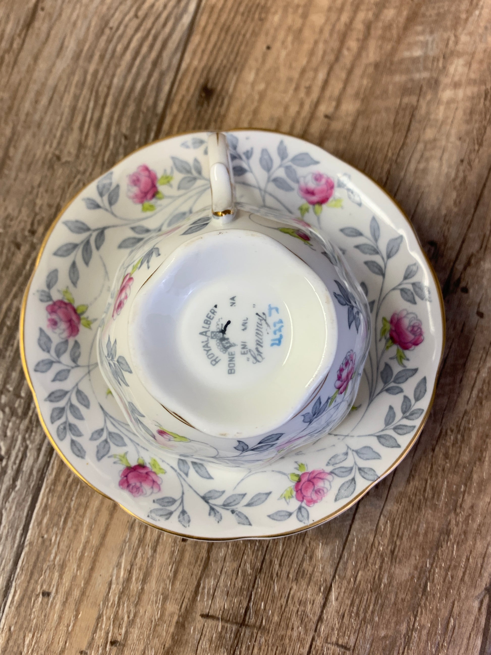 Royal Albert Conway Pattern Teacup and Saucer