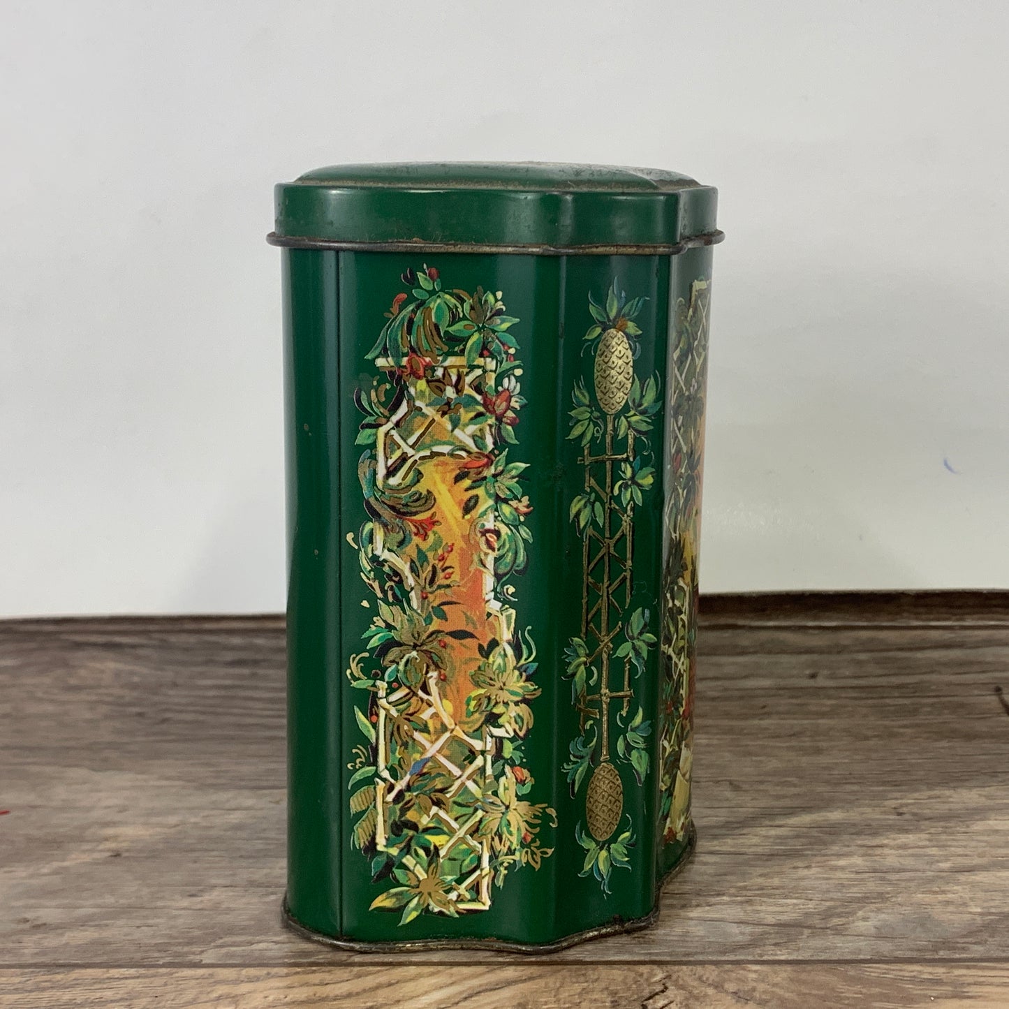 Vintage Green Candy Tin
