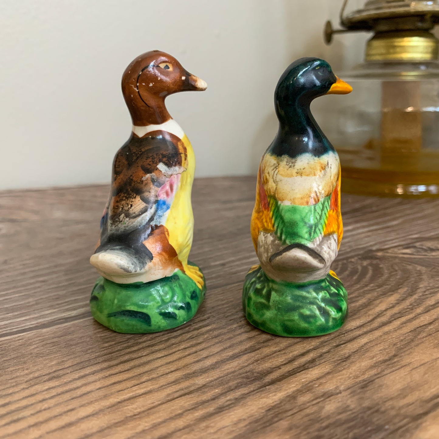 Ceramic Ducks Vintage Salt and Pepper Shakers Made in Japan Vintage Colourful Duck Salt and Pepper Shaker Set