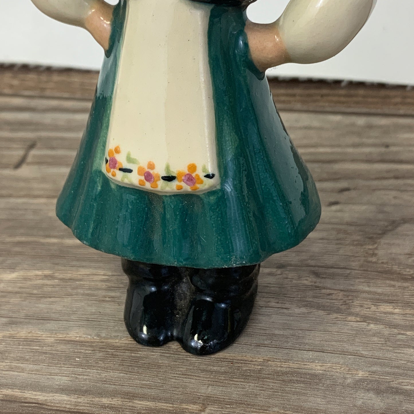 Vintage Ceramic Studios Dancing Girl, Hand Painted Ceramic Figurine