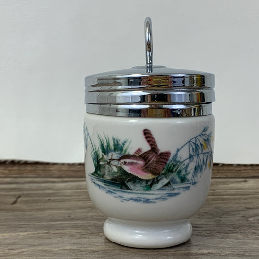 Royal Worcester Egg Coddler with Birds