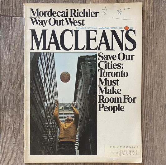 Vintage MacLeans Magazine March 1971
