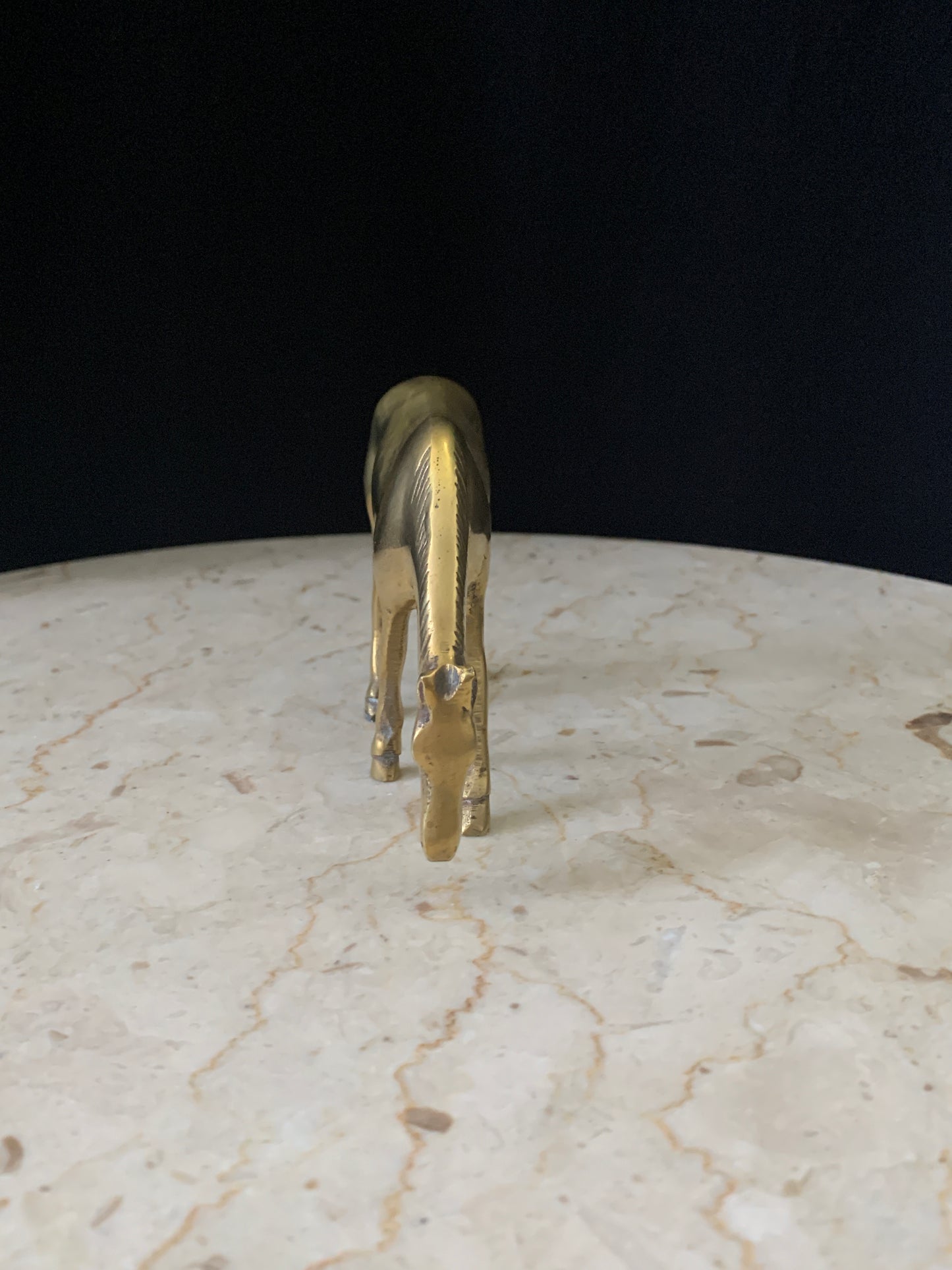 Vintage Brass Horse