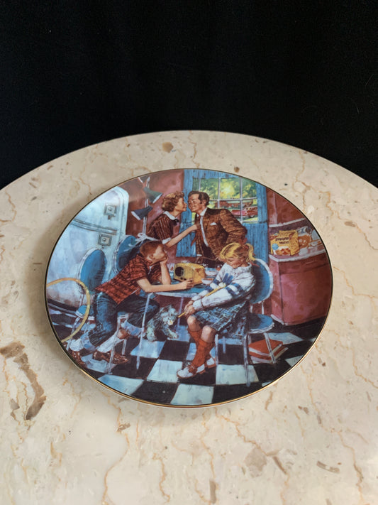 Shredded Wheat Breakfast Through the Ages Collector’s Plate