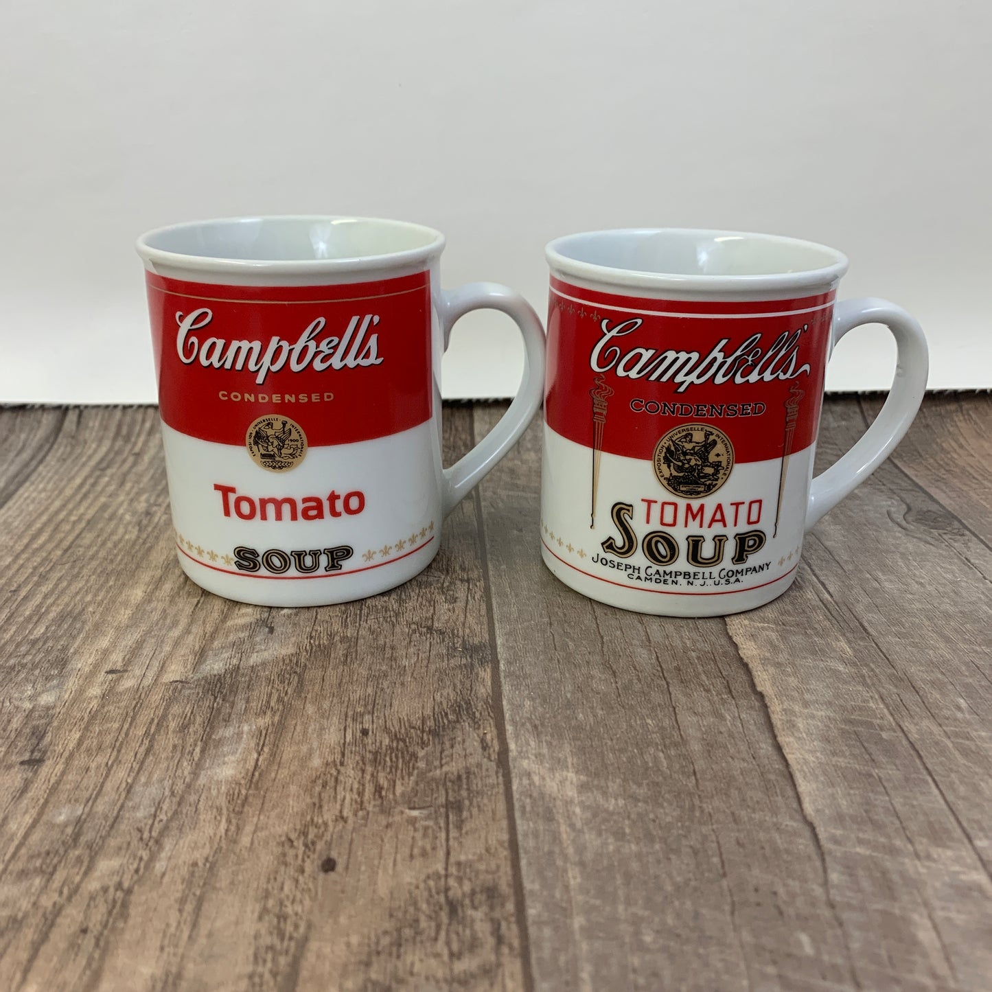 Pair of Campbells Soup Mugs, 125th Anniversary of Campbell’s Soup Commemorative Mug