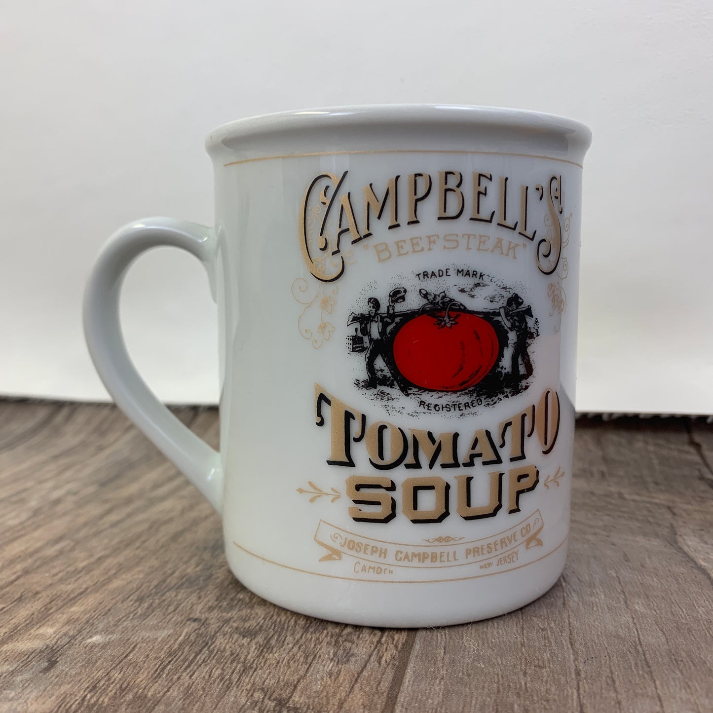 Pair of Campbells Soup Mugs, 125th Anniversary of Campbell’s Soup Commemorative Mug