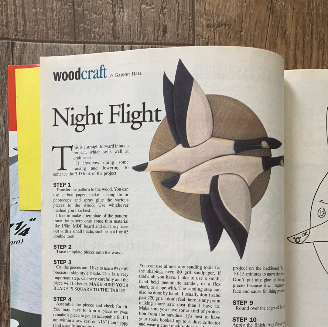 Canadian Woodworking Magazine October November 2001 edition