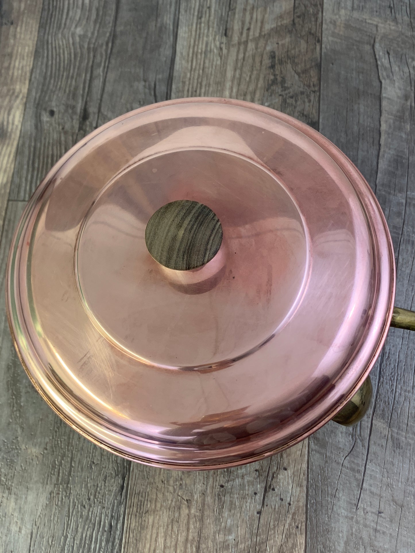 Vintage Copper Chaffing Dish Double Broiler Warming Dish Vintage Kitchen