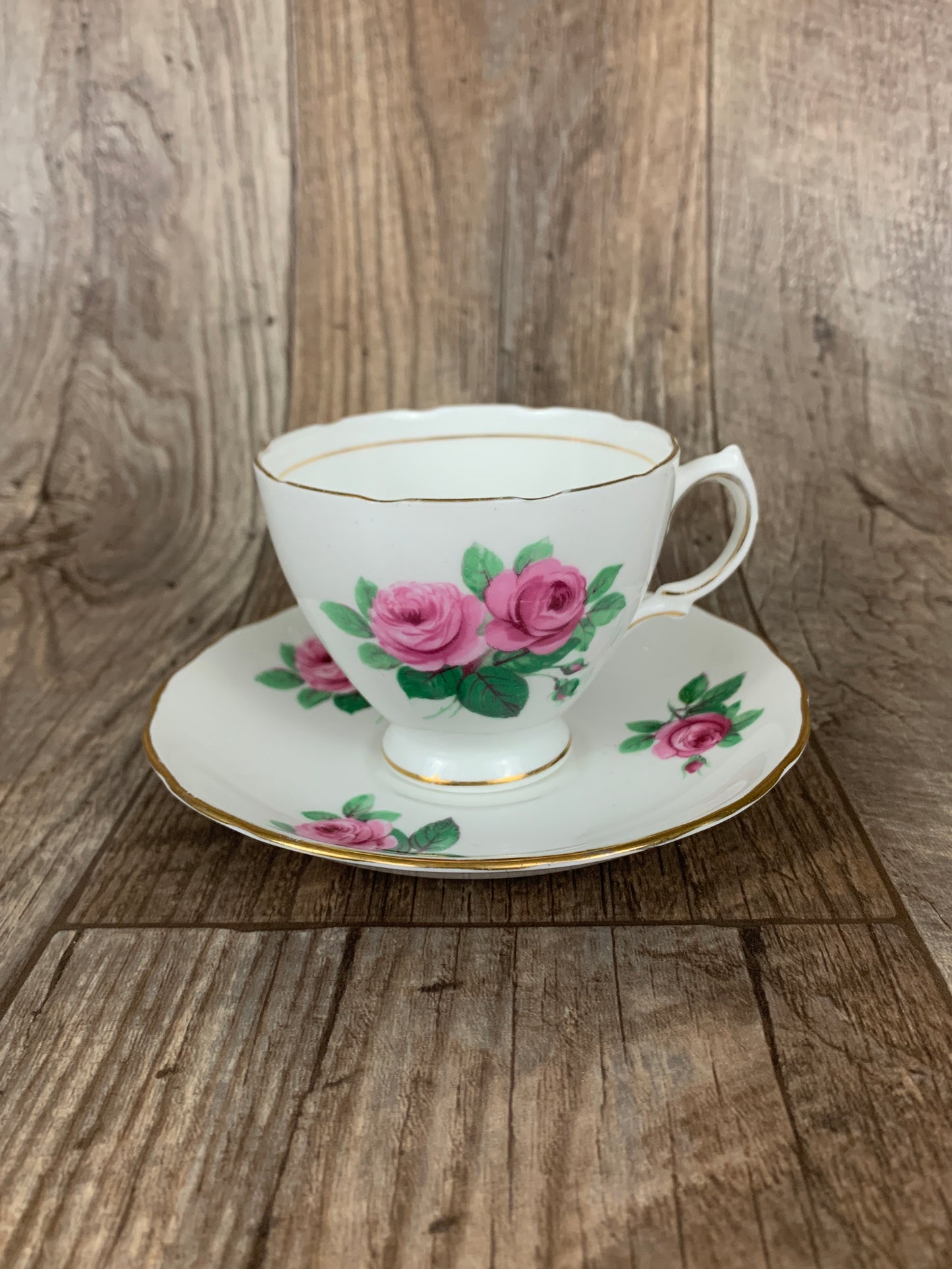 Royal Vale Pink Rose Vintage Tea Cup and Saucer Gifts for Mom Vintage China Cups