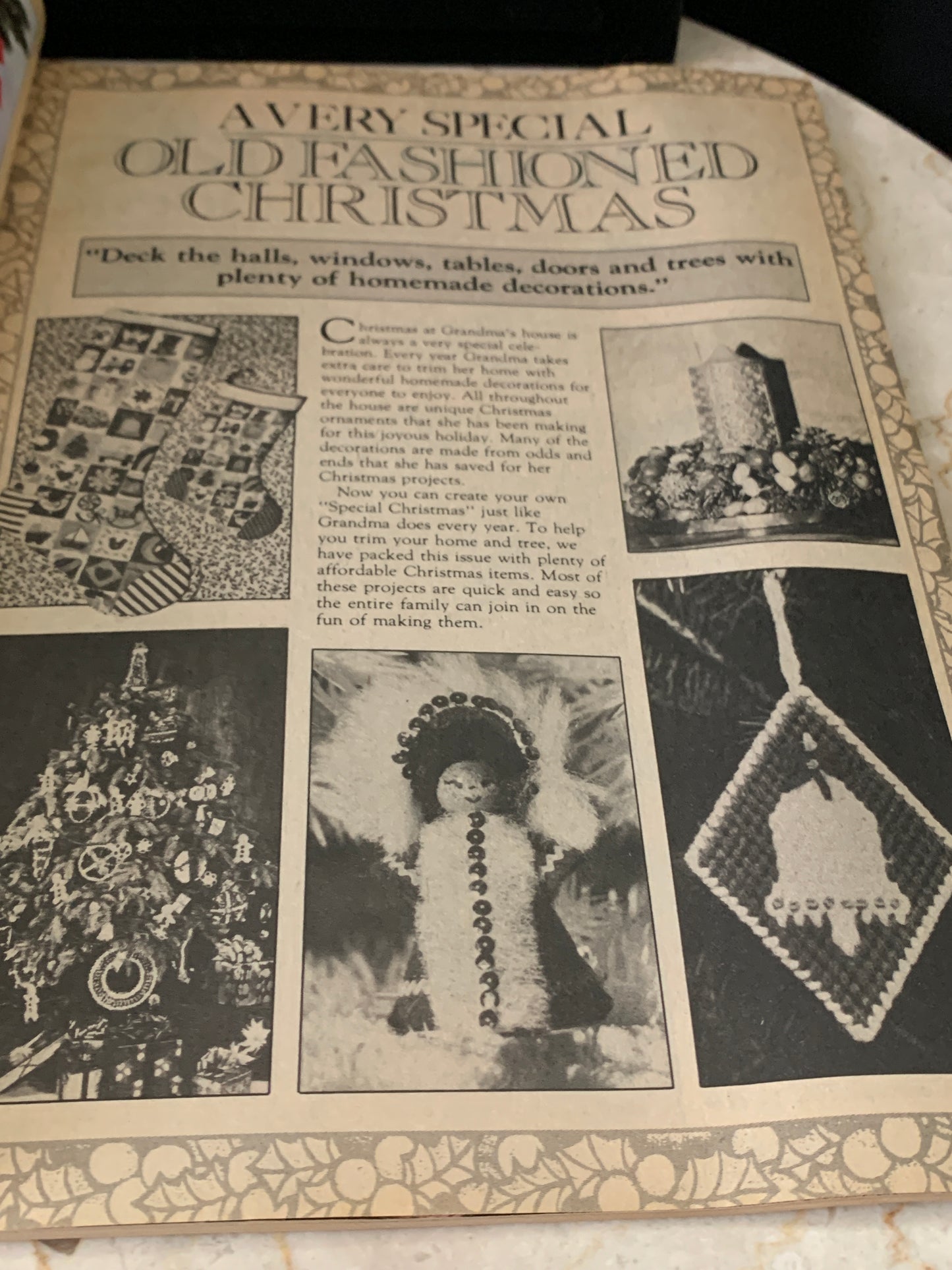 Old Fashioned Christmas Craft Magazine