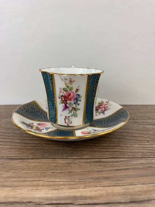 Hammersley & Co Floral Teacup and Saucer