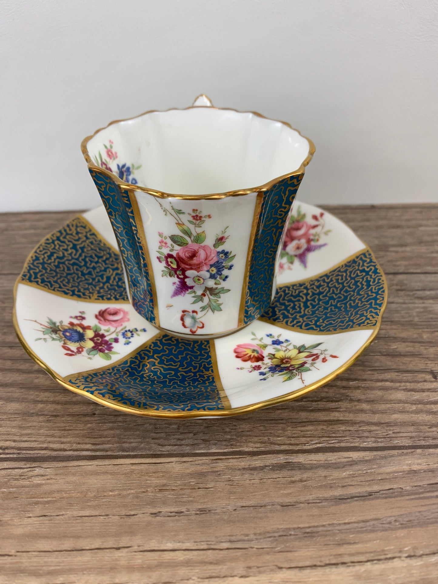 Hammersley & Co Floral Teacup and Saucer