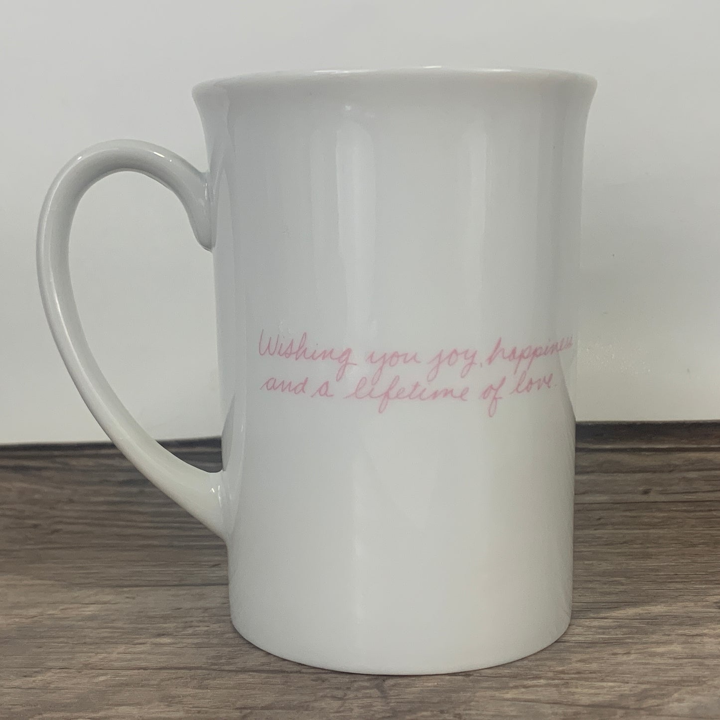 Kinka Enesco Japan Coffee Mug "Wishing you joy, happiness and a lifetime of love"