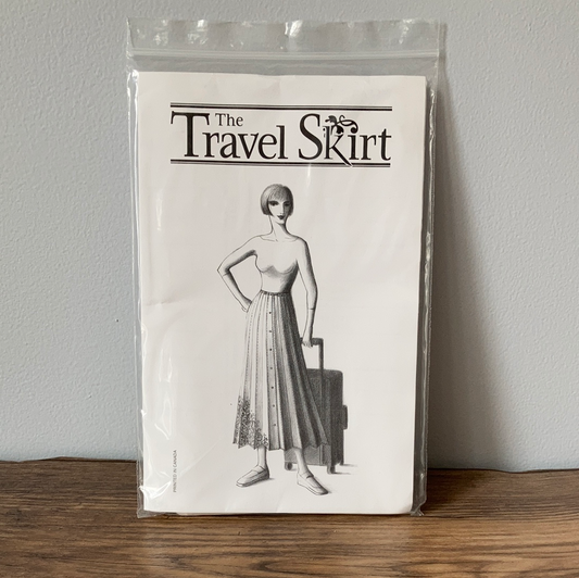Ladies Full Length Pleated Skirt Sewing Pattern Size S to L by Kathryn Brenne