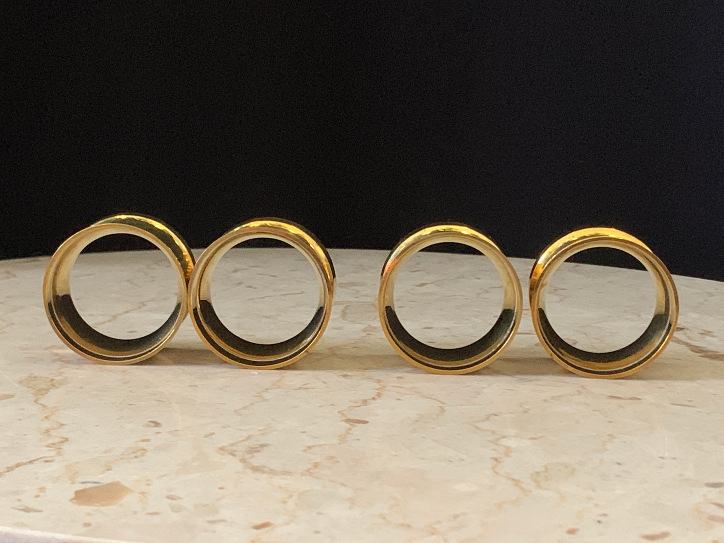 Vintage Brass Napkin Rings