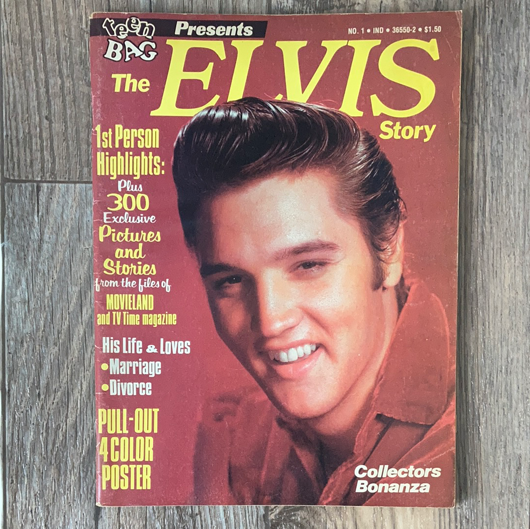 The Elvis Story Teen Bag Magazine Number 1 1977