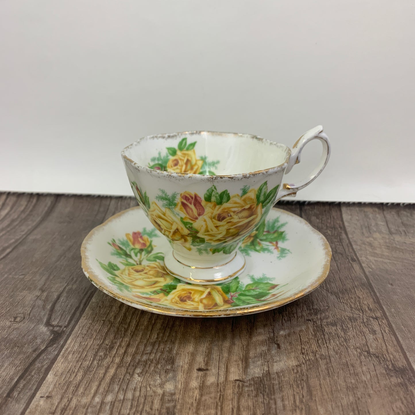 Royal Albert Tea Rose Vintage Teacup Yellow Roses Vintage China Teacups